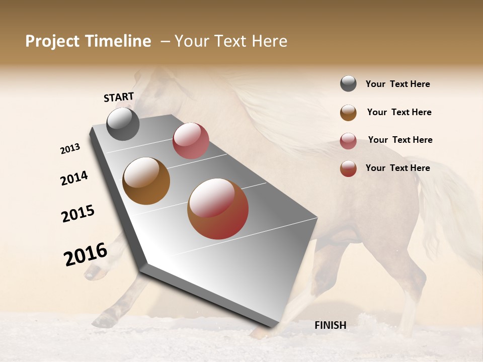Horse Wallpaper For Desktop PowerPoint Template