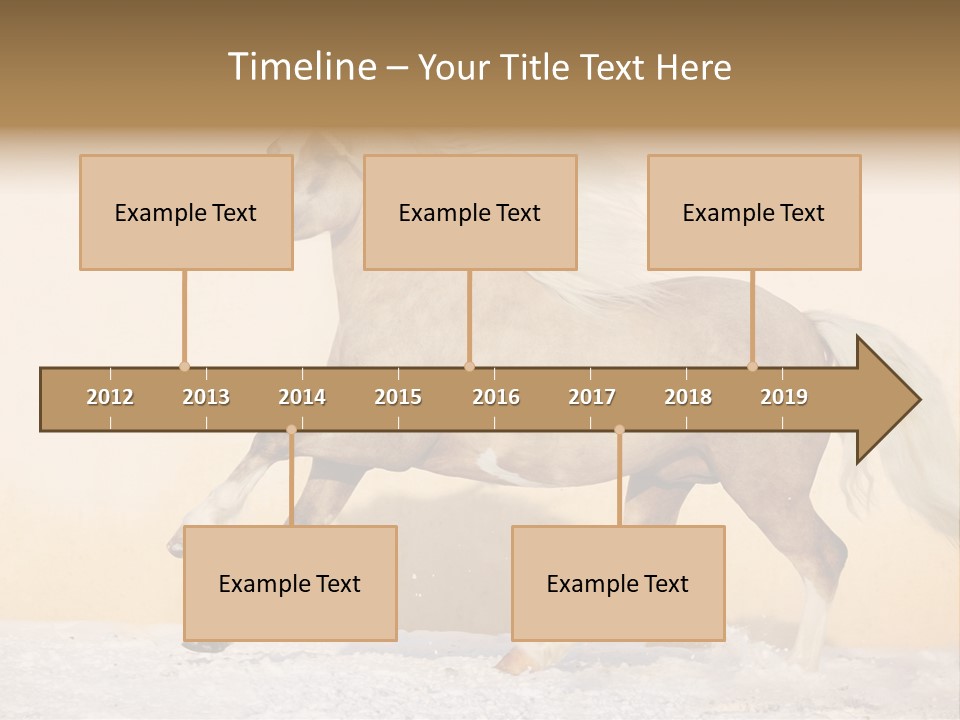 Horse Wallpaper For Desktop PowerPoint Template