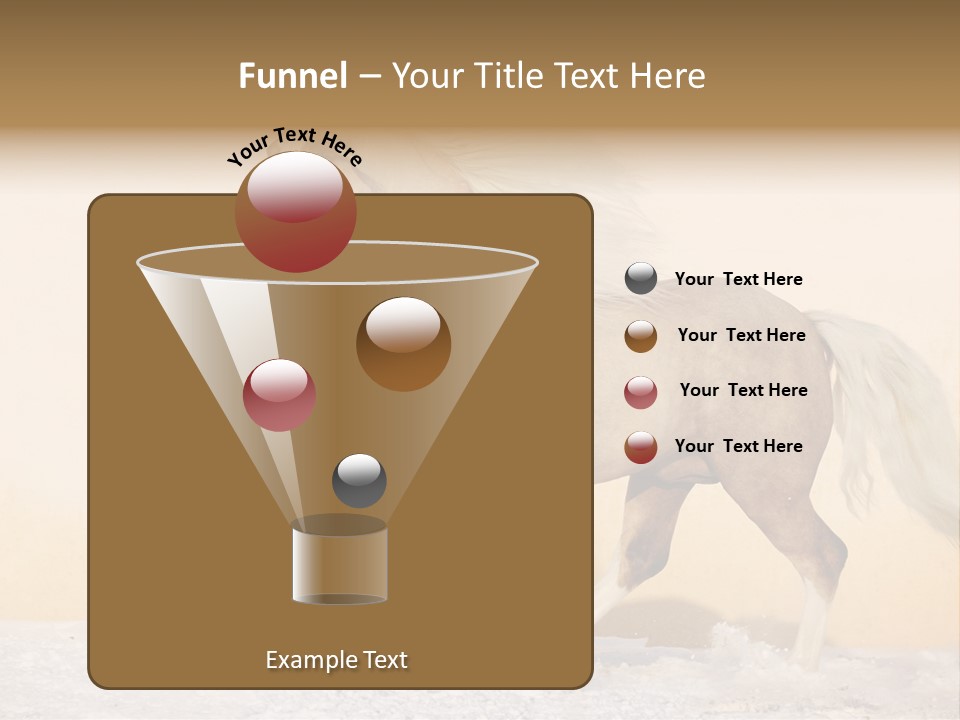 Horse Wallpaper For Desktop PowerPoint Template