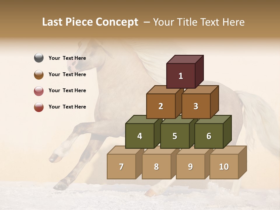 Horse Wallpaper For Desktop PowerPoint Template