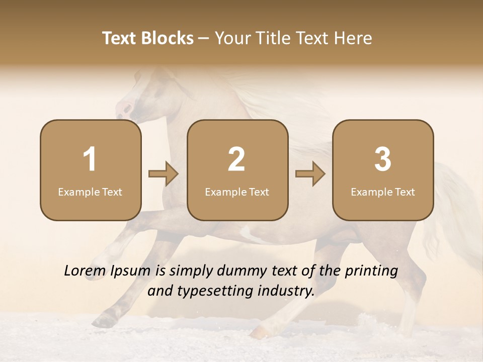 Horse Wallpaper For Desktop PowerPoint Template