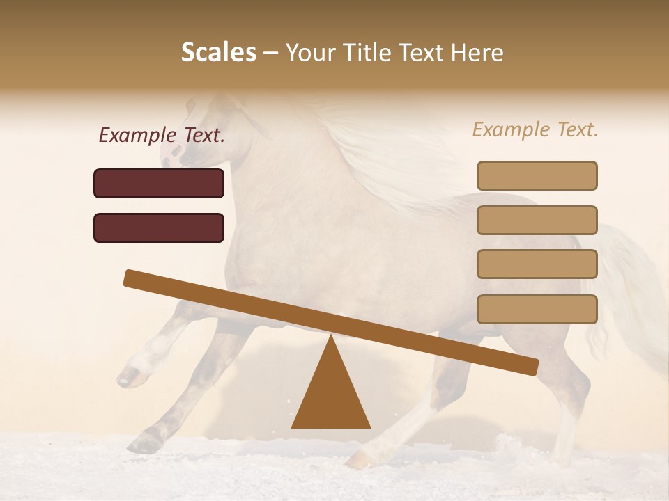 Horse Wallpaper For Desktop PowerPoint Template