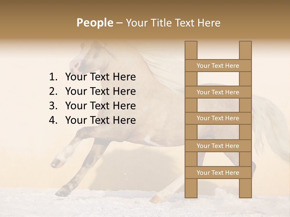 Horse Wallpaper For Desktop PowerPoint Template