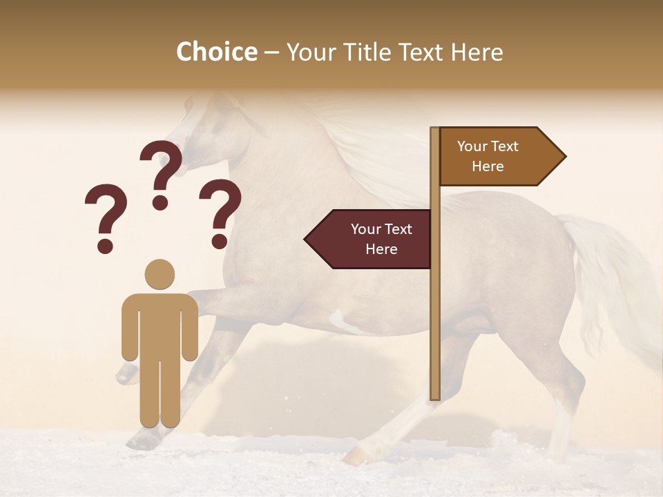 Horse Wallpaper For Desktop PowerPoint Template
