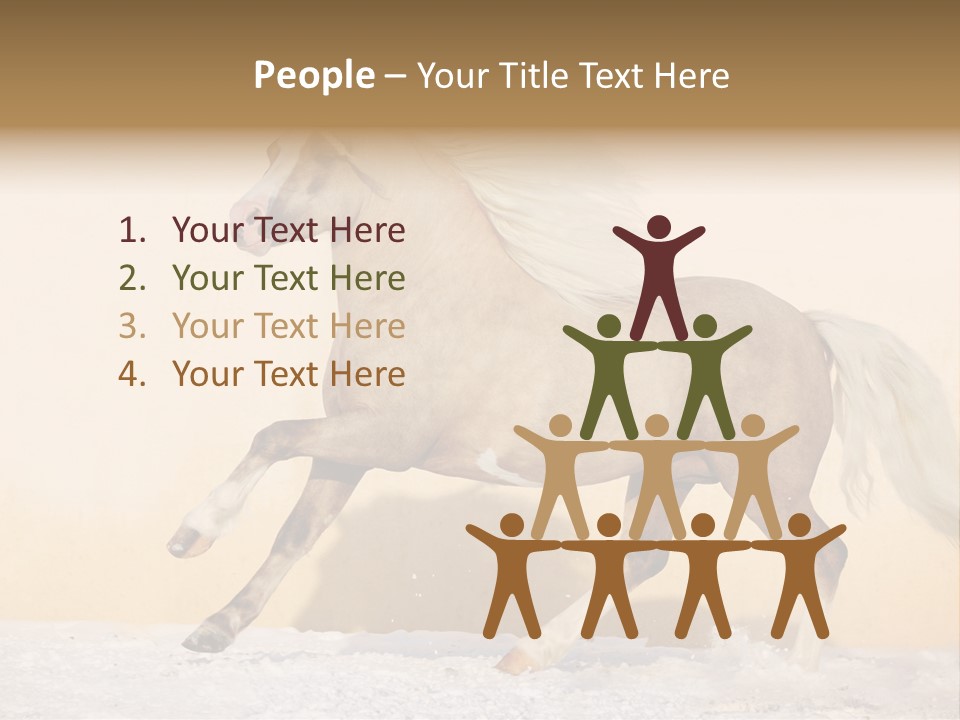 Horse Wallpaper For Desktop PowerPoint Template
