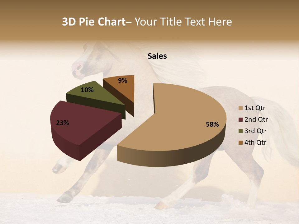 Horse Wallpaper For Desktop PowerPoint Template