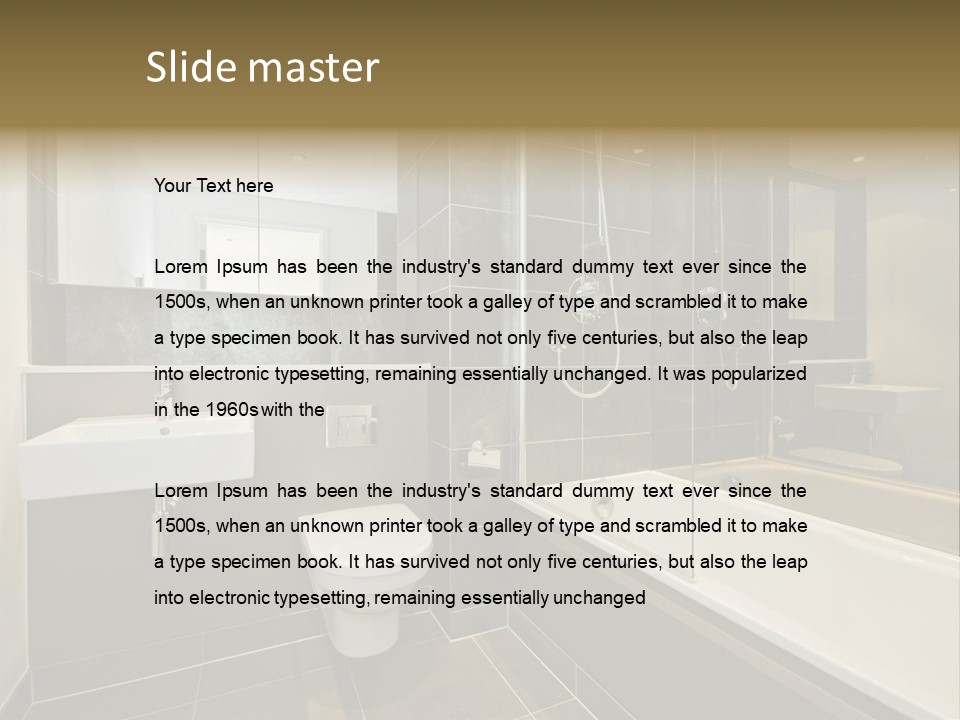 Toilet Design PowerPoint Template