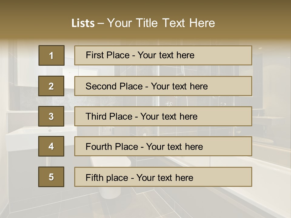 Toilet Design PowerPoint Template