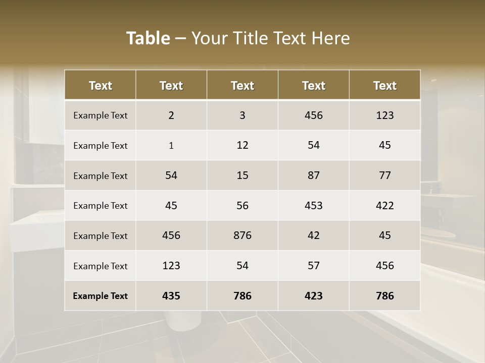 Toilet Design PowerPoint Template