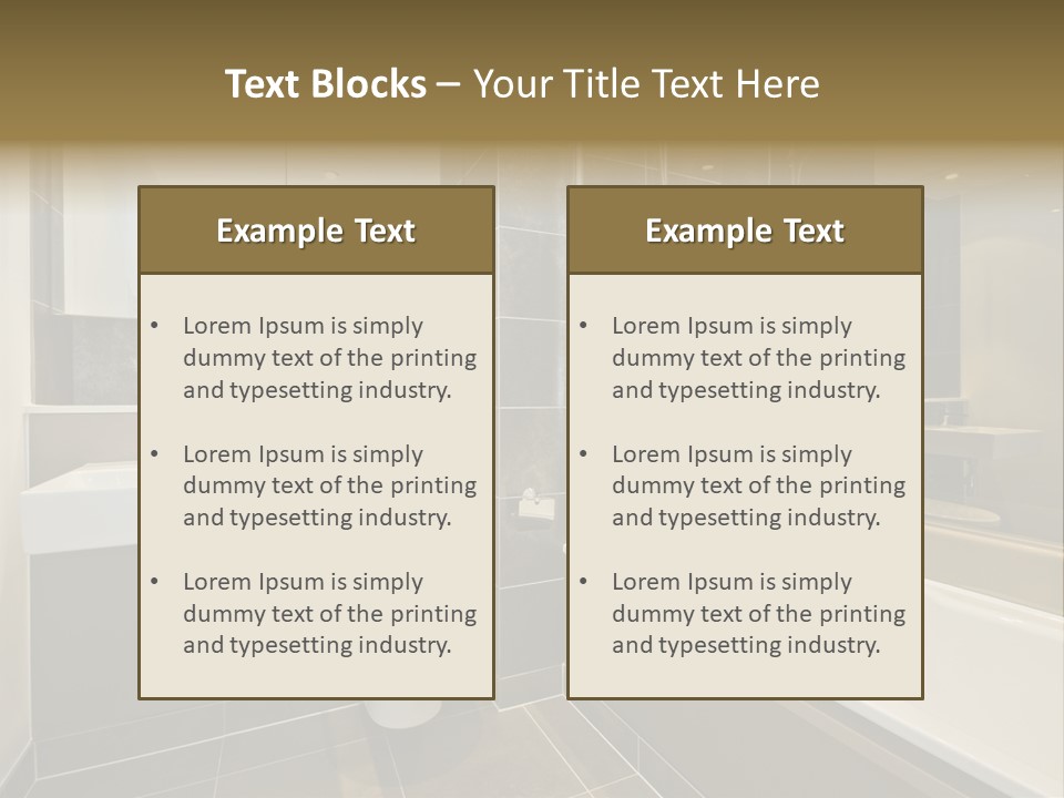 Toilet Design PowerPoint Template