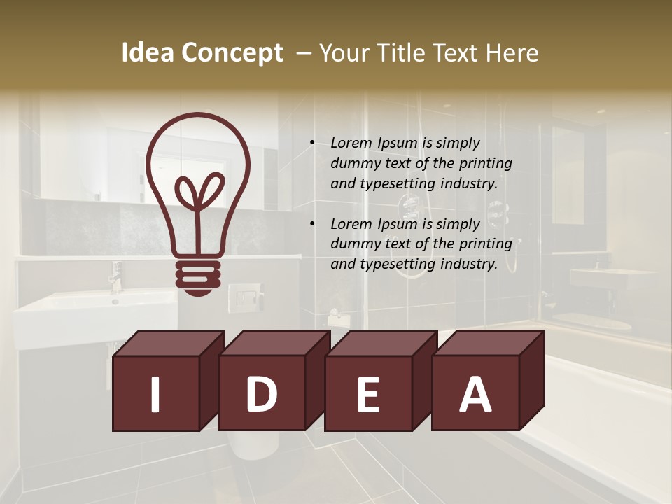 Toilet Design PowerPoint Template