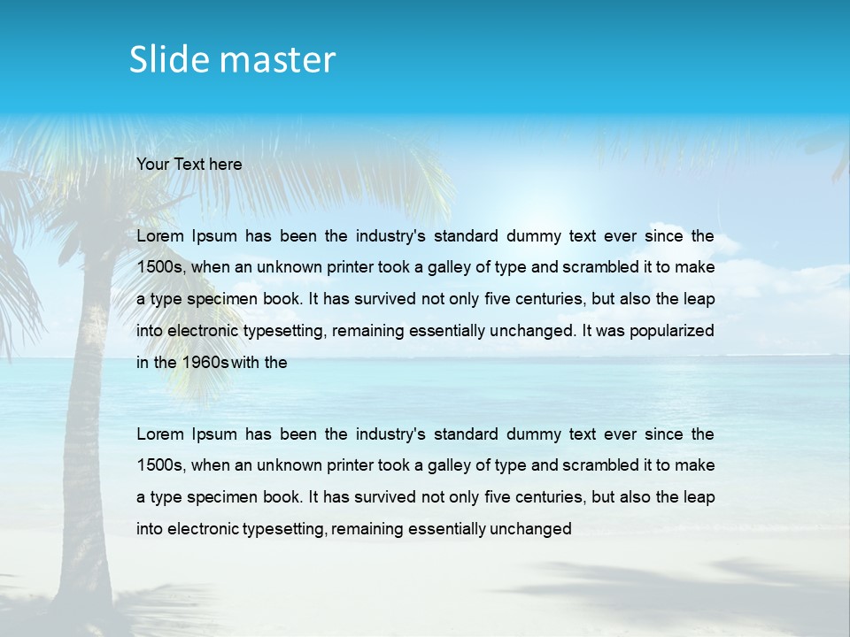 Best Beach PowerPoint Template