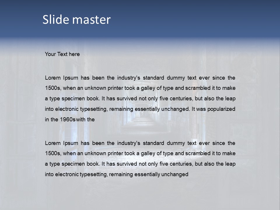 Architecture Light Plaster PowerPoint Template