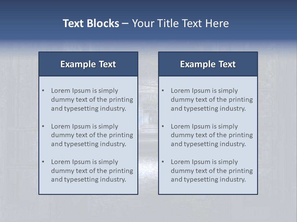 Architecture Light Plaster PowerPoint Template