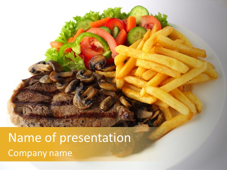 Ribeye Steak PowerPoint Template
