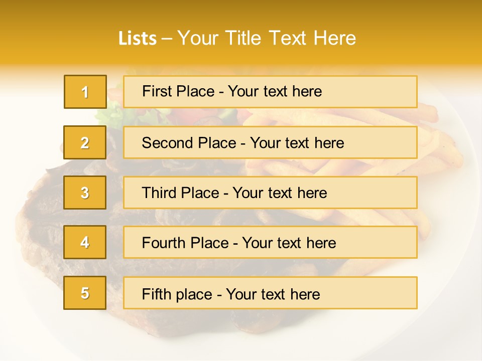 Ribeye Steak PowerPoint Template