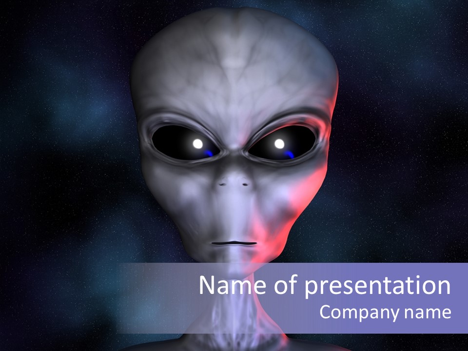 Alien Background PowerPoint Template