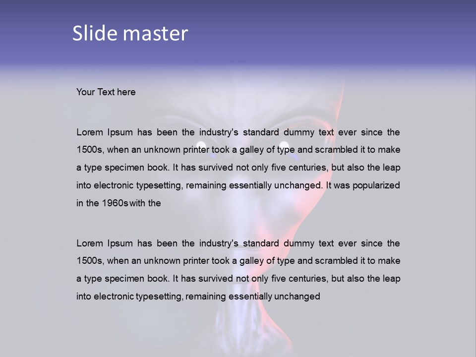 Alien Background PowerPoint Template