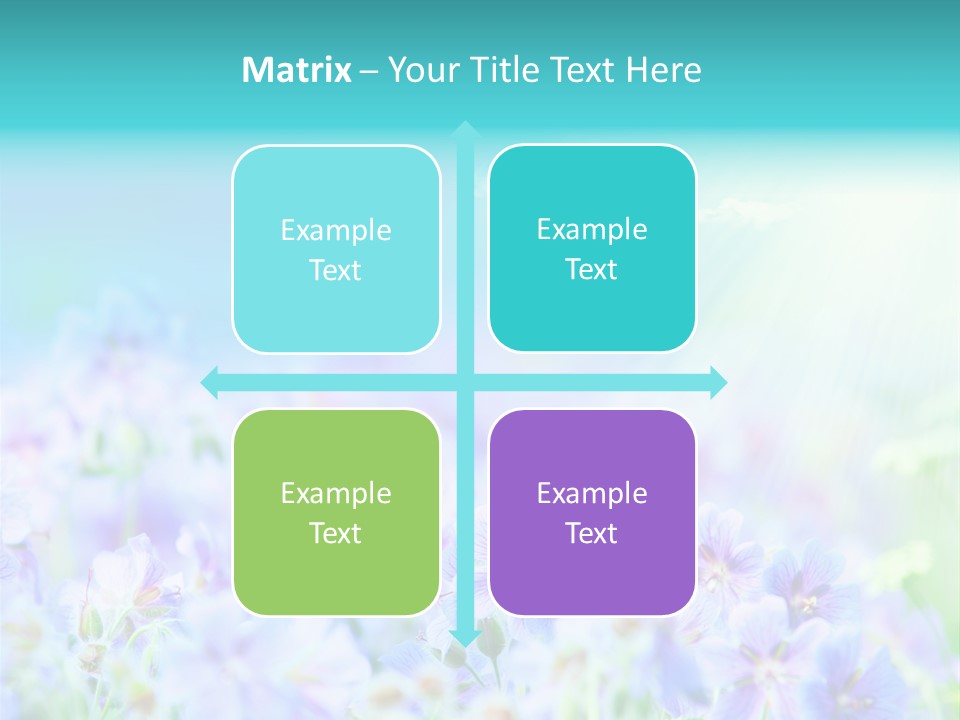 Summer Flowers PowerPoint Template