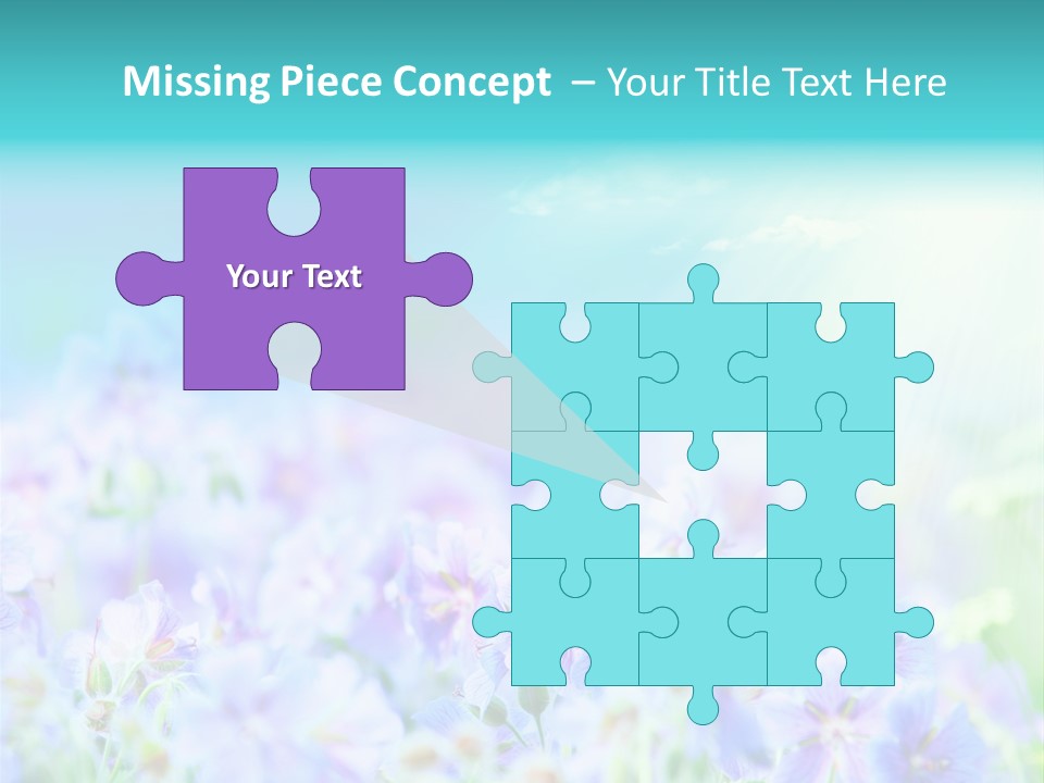 Summer Flowers PowerPoint Template