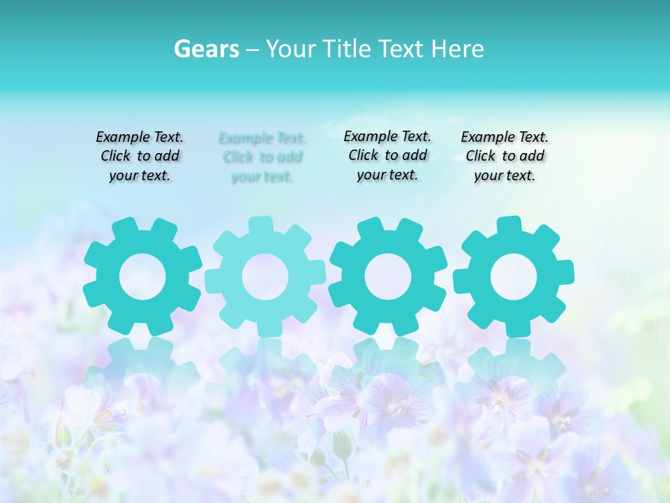 Summer Flowers PowerPoint Template