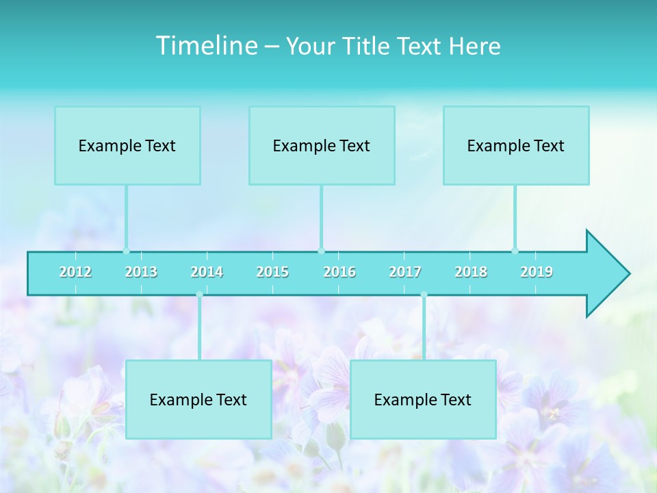 Summer Flowers PowerPoint Template