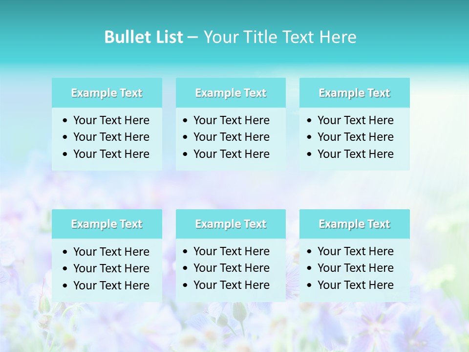 Summer Flowers PowerPoint Template