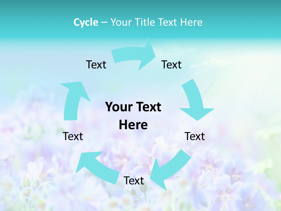 Summer Flowers PowerPoint Template