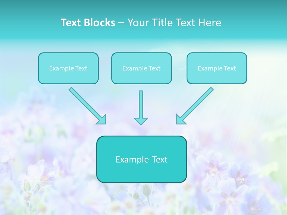 Summer Flowers PowerPoint Template