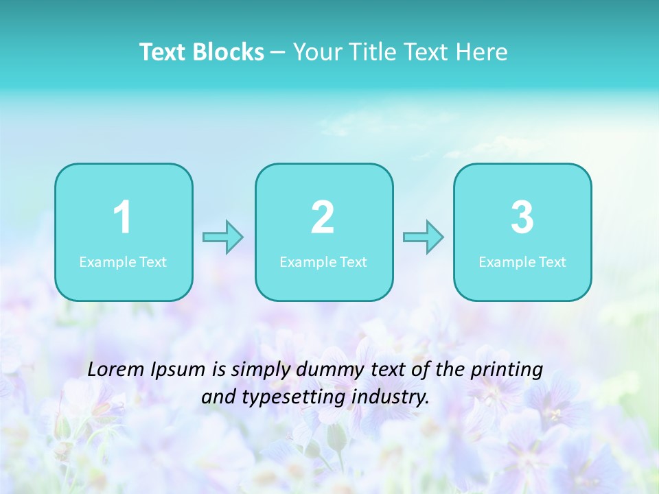 Summer Flowers PowerPoint Template