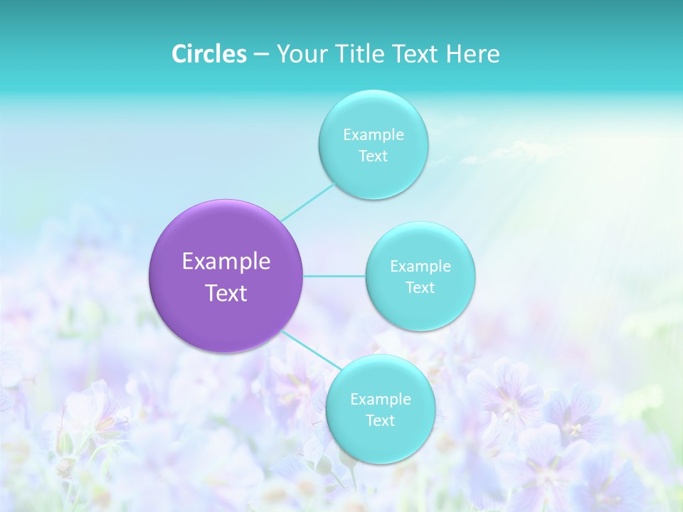 Summer Flowers PowerPoint Template