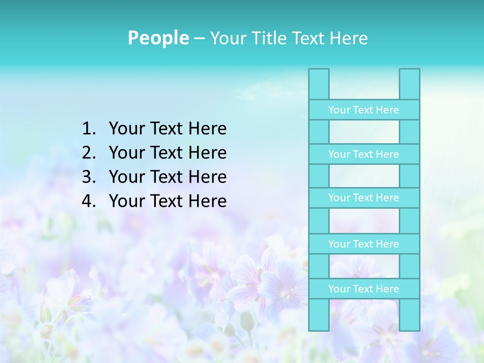 Summer Flowers PowerPoint Template