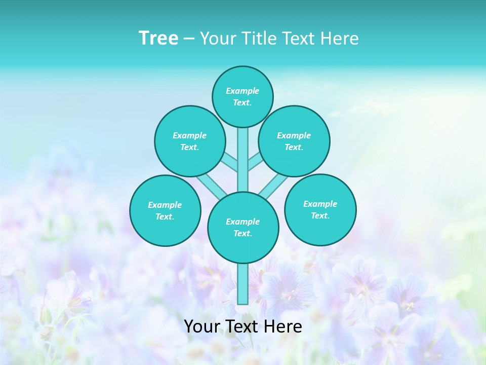 Summer Flowers PowerPoint Template