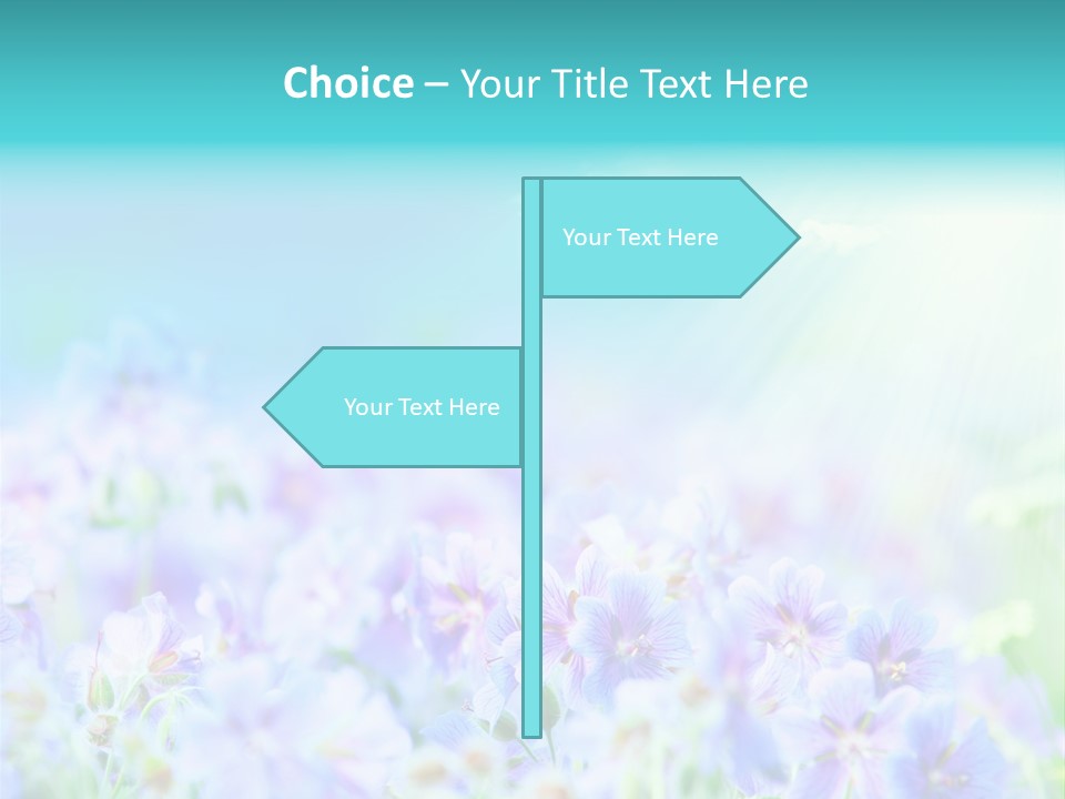 Summer Flowers PowerPoint Template