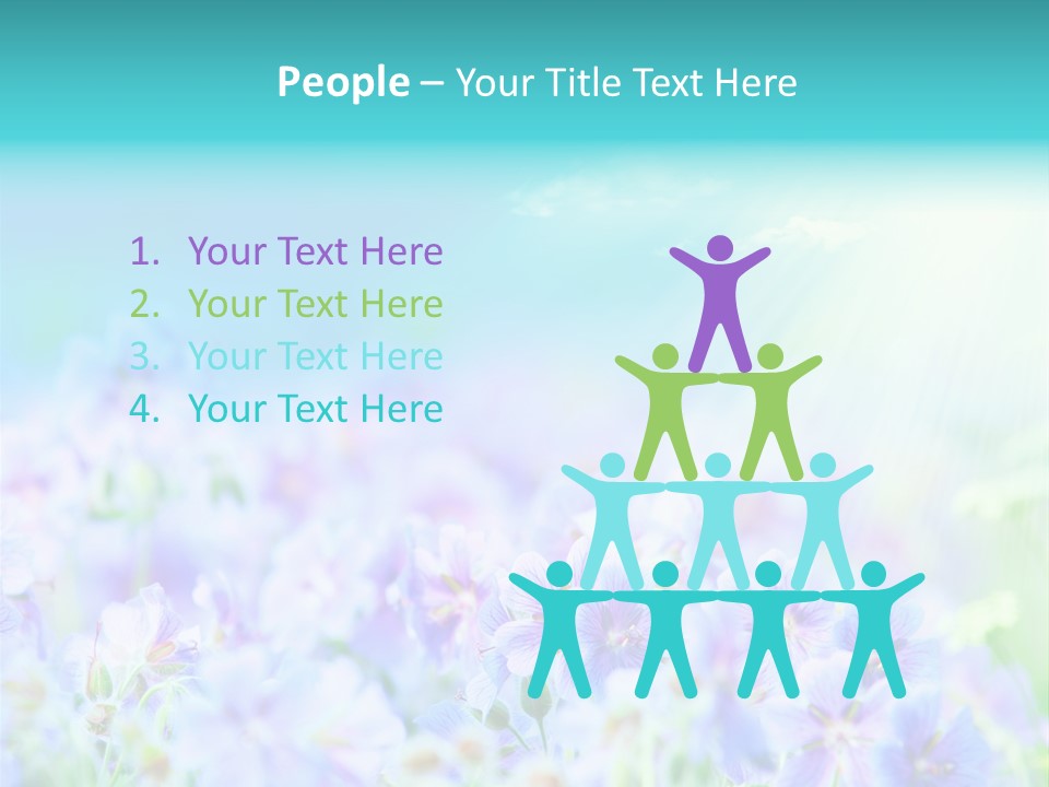 Summer Flowers PowerPoint Template