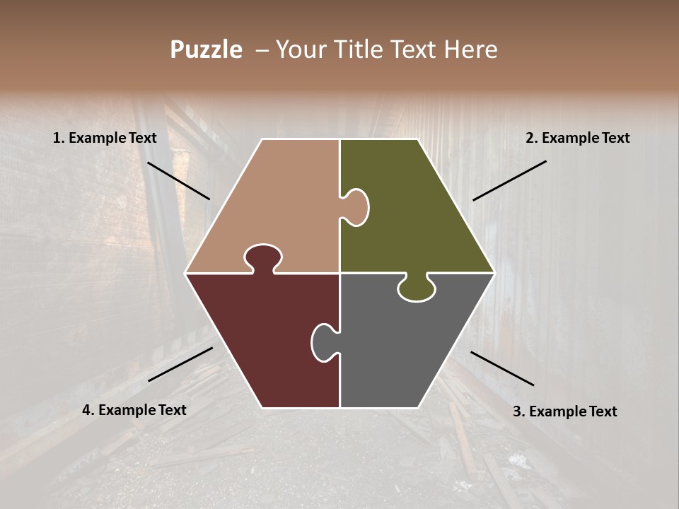 Shelter Broken Industrial PowerPoint Template