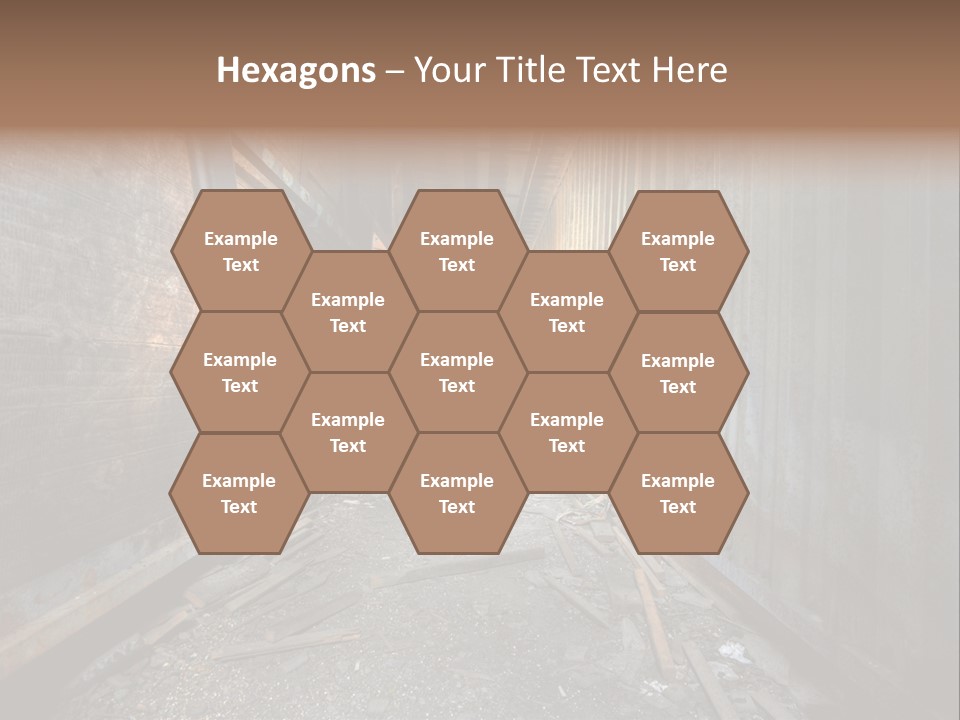 Shelter Broken Industrial PowerPoint Template