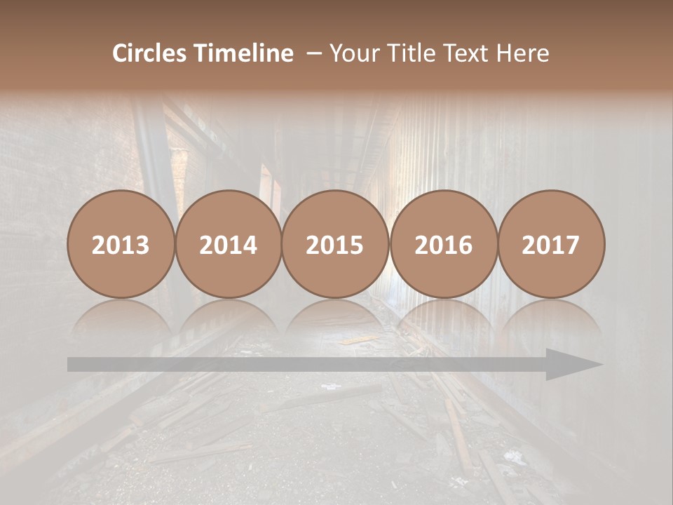 Shelter Broken Industrial PowerPoint Template
