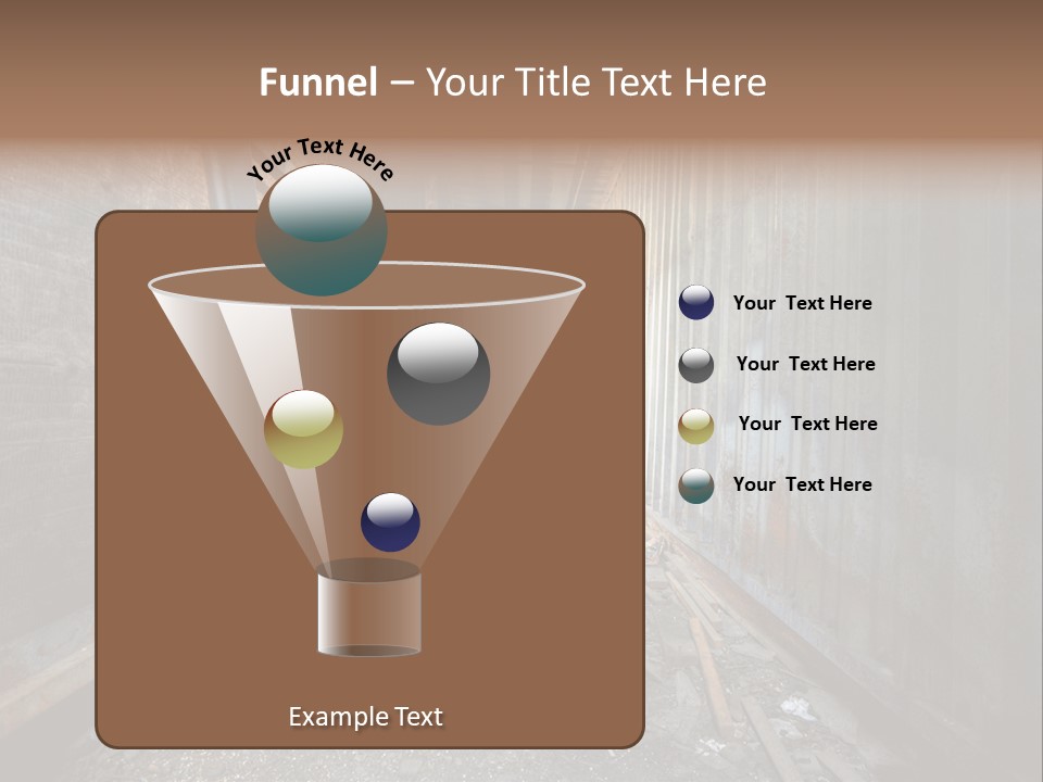 Shelter Broken Industrial PowerPoint Template