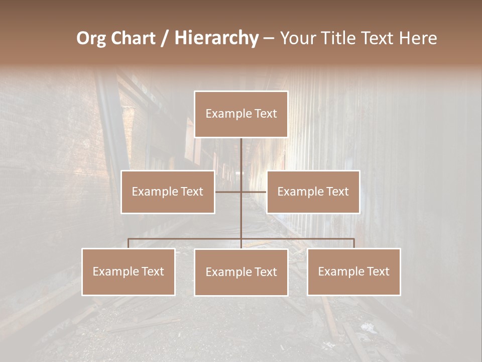 Shelter Broken Industrial PowerPoint Template
