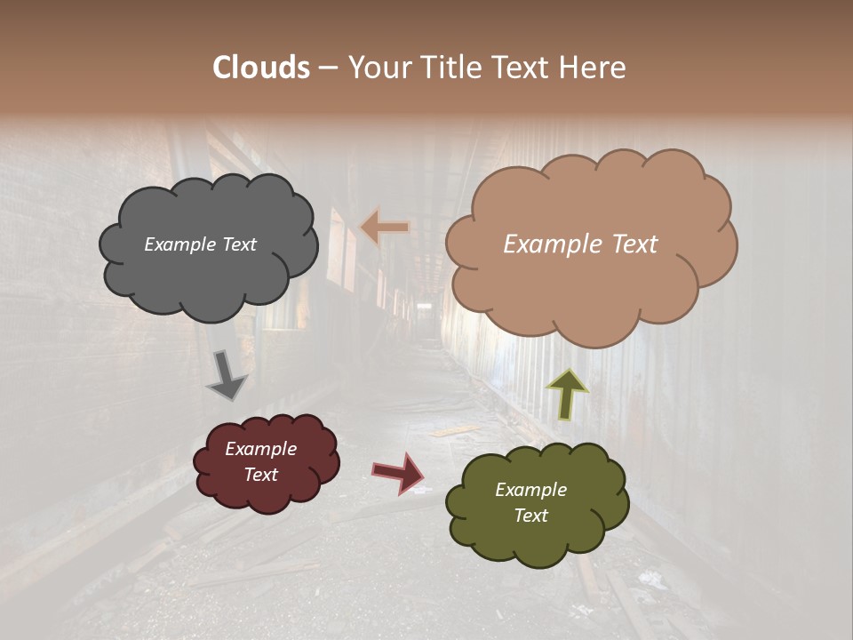 Shelter Broken Industrial PowerPoint Template
