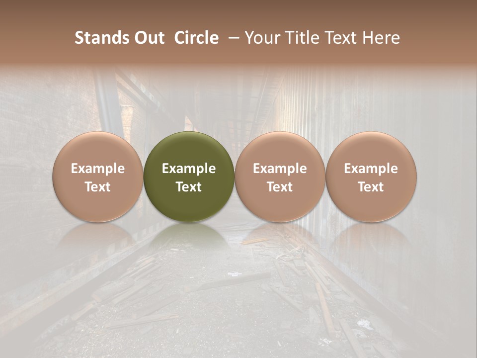 Shelter Broken Industrial PowerPoint Template
