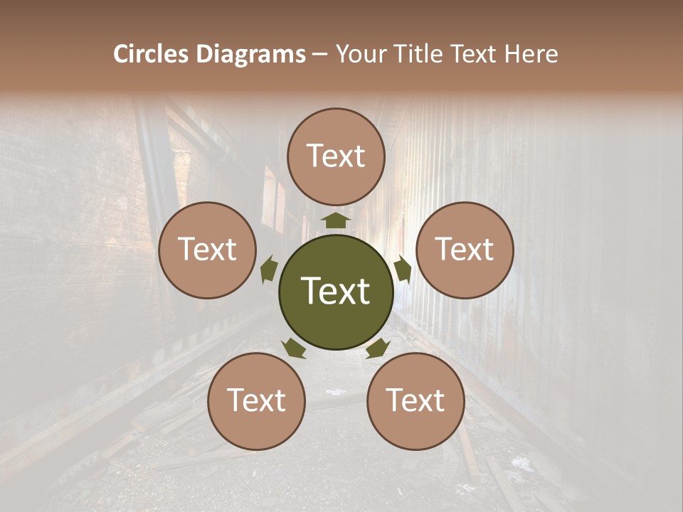 Shelter Broken Industrial PowerPoint Template