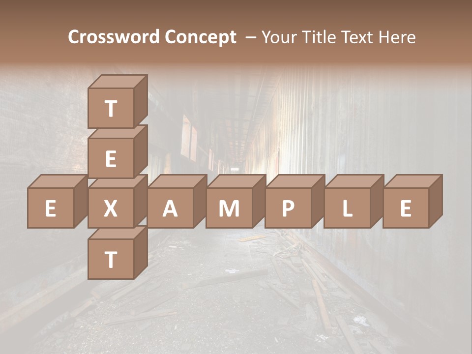 Shelter Broken Industrial PowerPoint Template