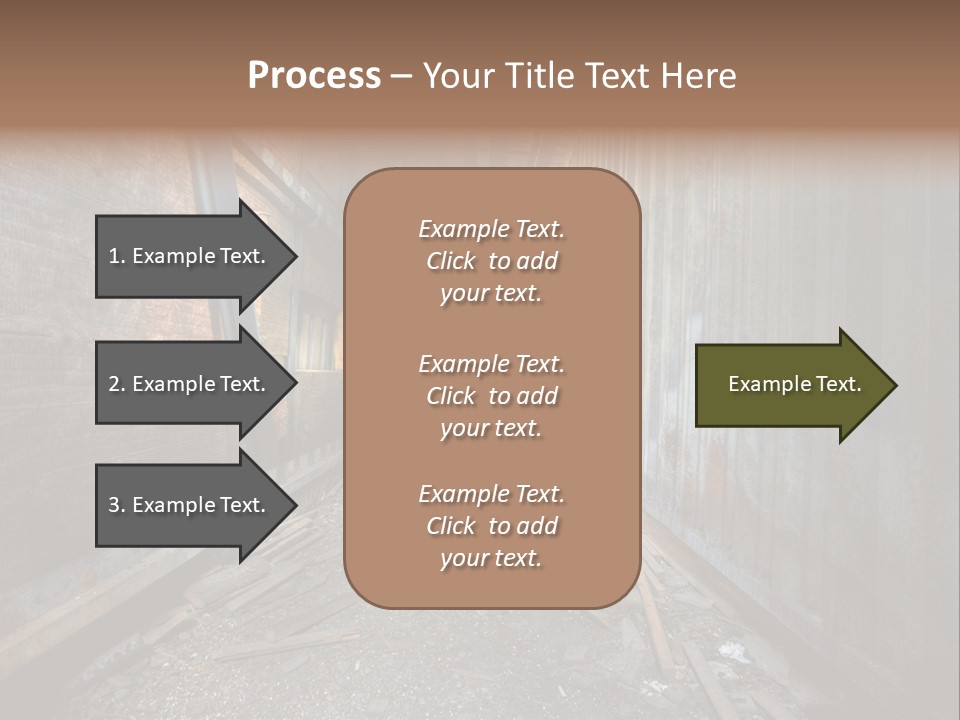 Shelter Broken Industrial PowerPoint Template