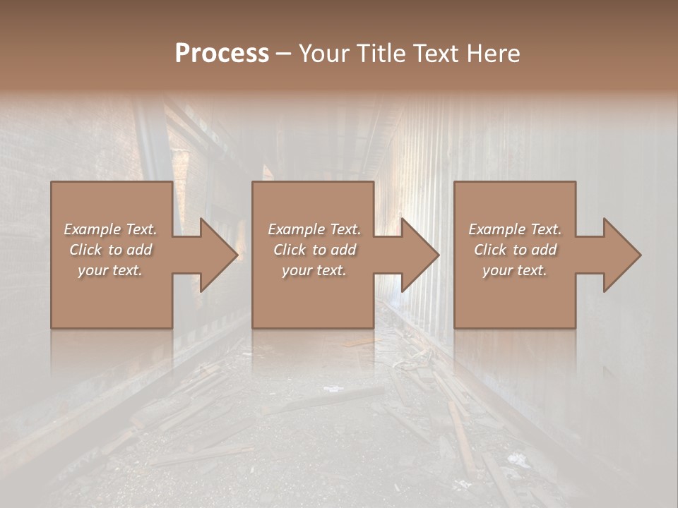 Shelter Broken Industrial PowerPoint Template