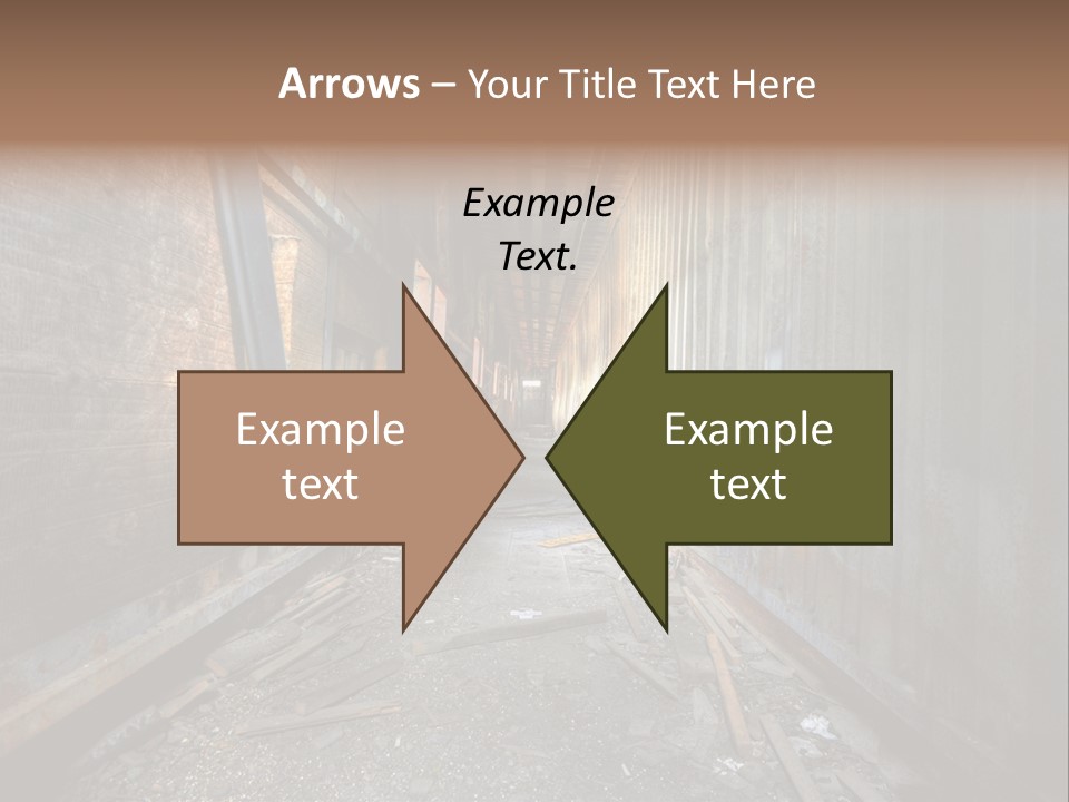 Shelter Broken Industrial PowerPoint Template