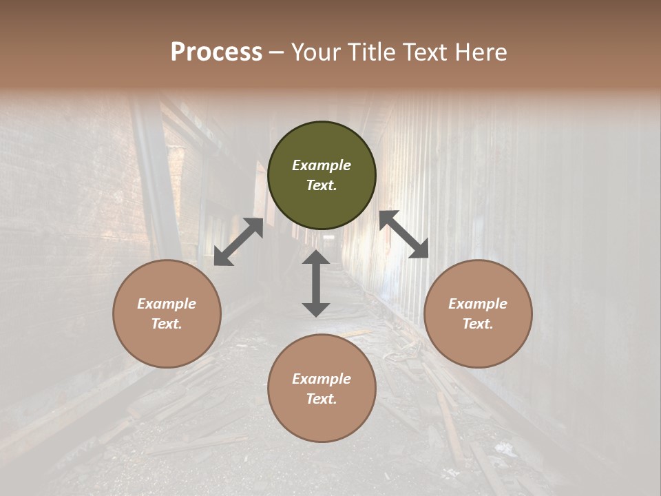 Shelter Broken Industrial PowerPoint Template