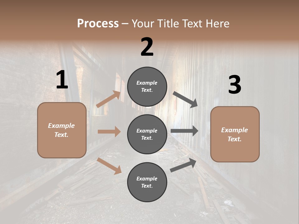 Shelter Broken Industrial PowerPoint Template