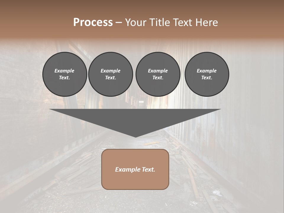 Shelter Broken Industrial PowerPoint Template